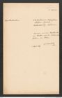 k.k. naturhistorisches Hofmuseum, Intendanzakten 1885-1896 (Hauer), Aktenzahl Z.239/1889, Seite 1